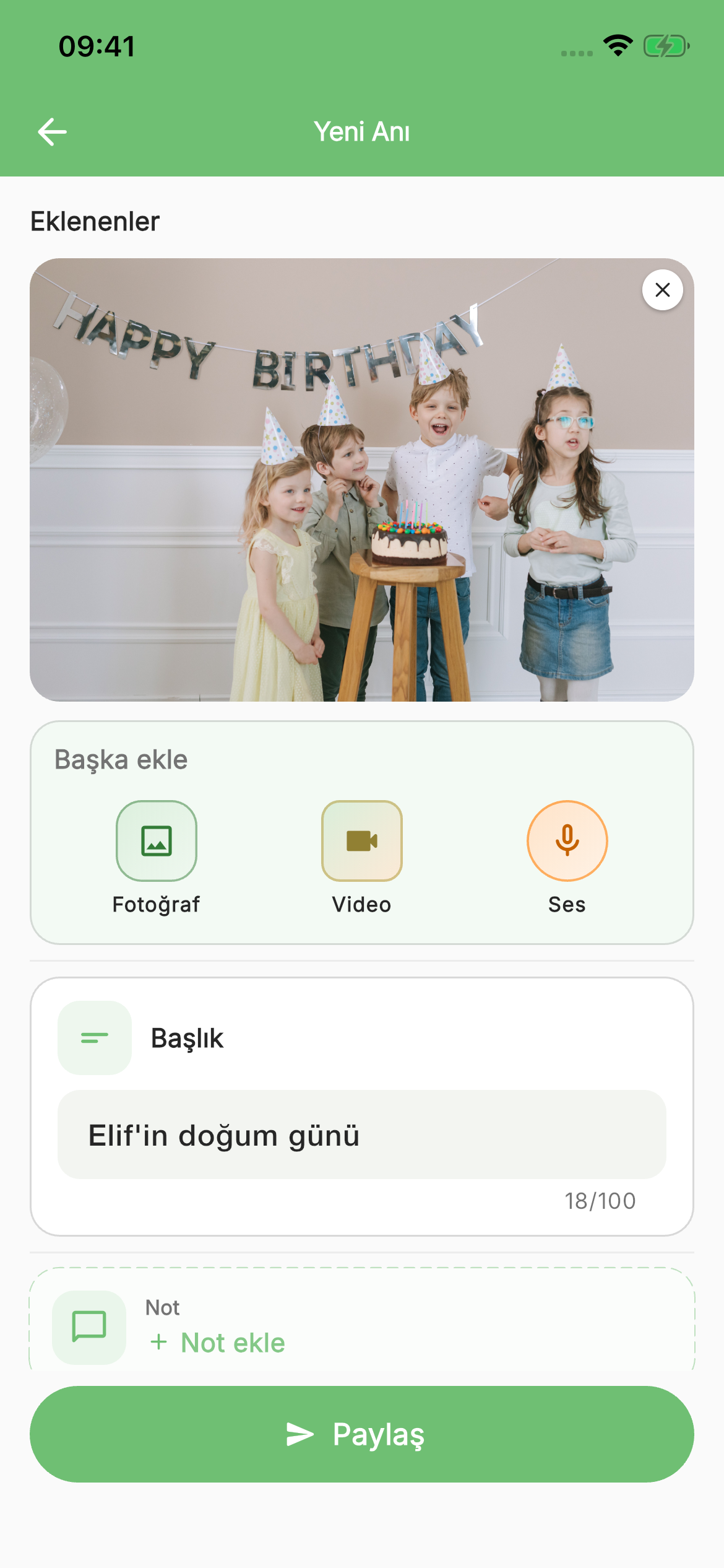 Anı ekle